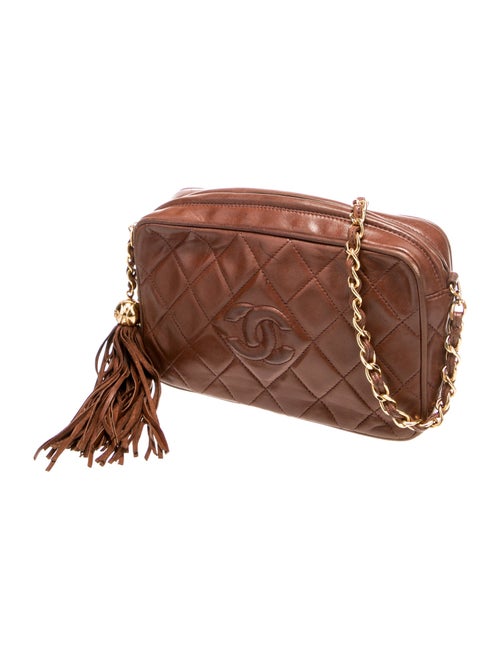 Chanel Diamond Tassel Camera Bag