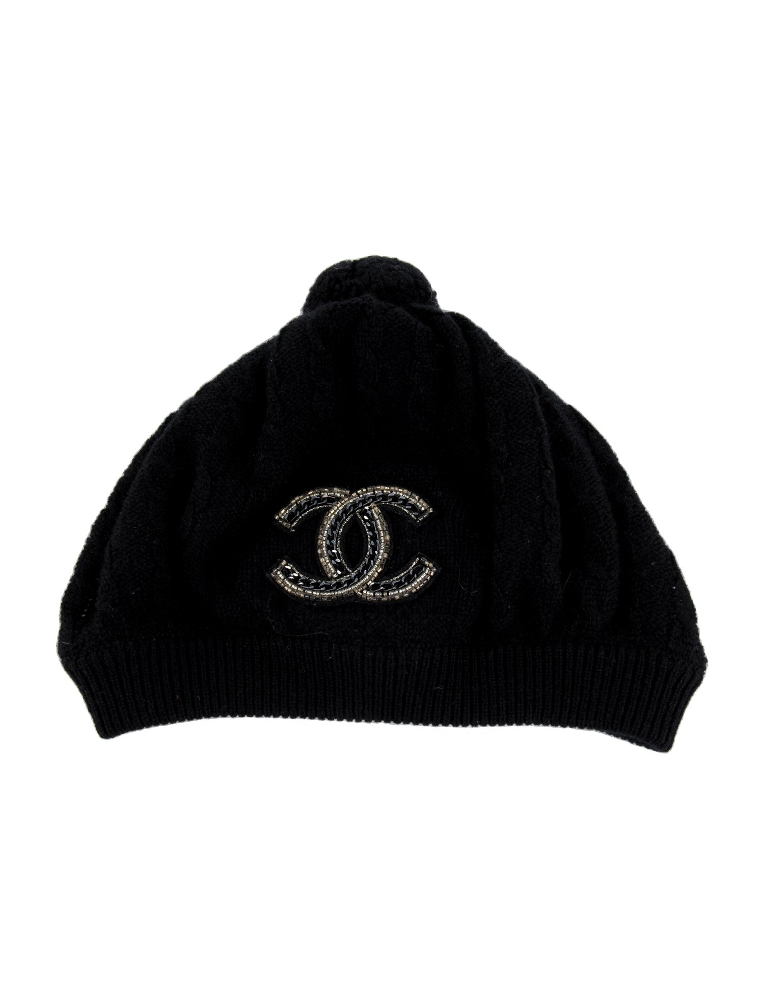 Chanel Cashmere CC Beret