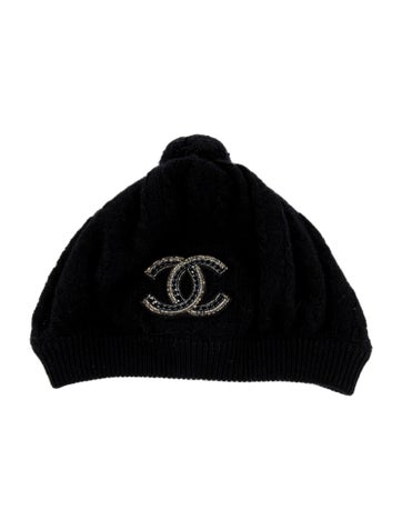 Chanel Hats Cashmere CC Beret