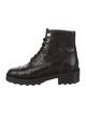 Chanel 2021 Interlocking CC Logo Combat Boots
