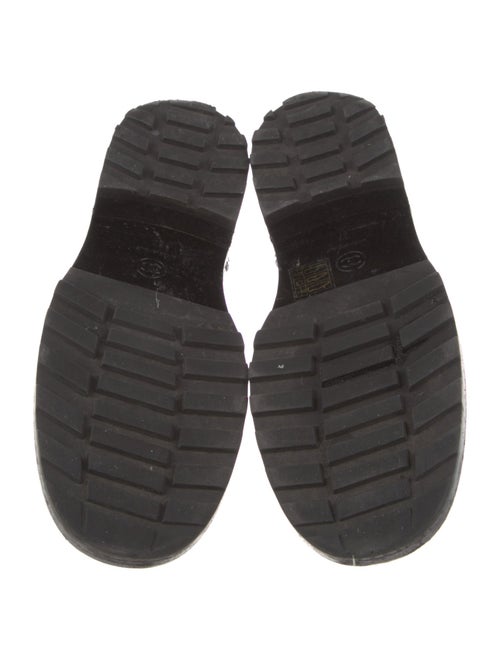 Chanel 2021 Interlocking CC Logo Combat Boots