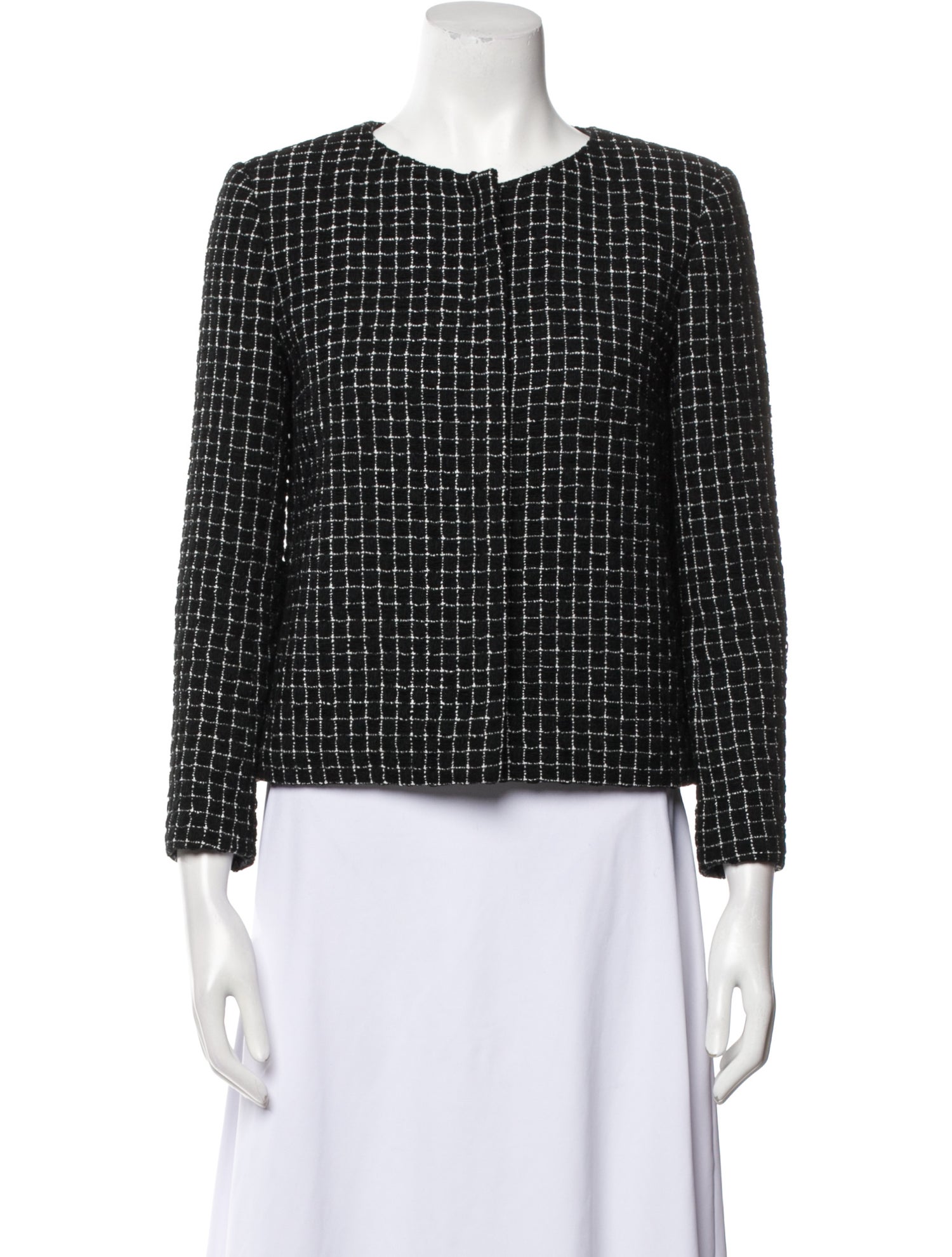 Chanel 2016 Plaid Print Jacket
