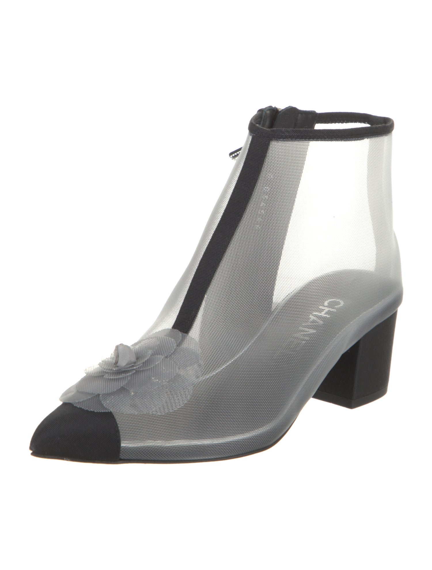 Chanel Interlocking CC Logo Chelsea Boots