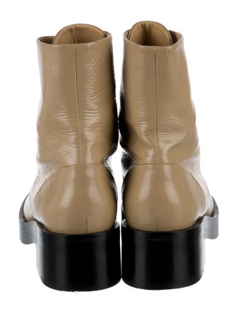 Chanel 2022 Interlocking CC Logo Combat Boots