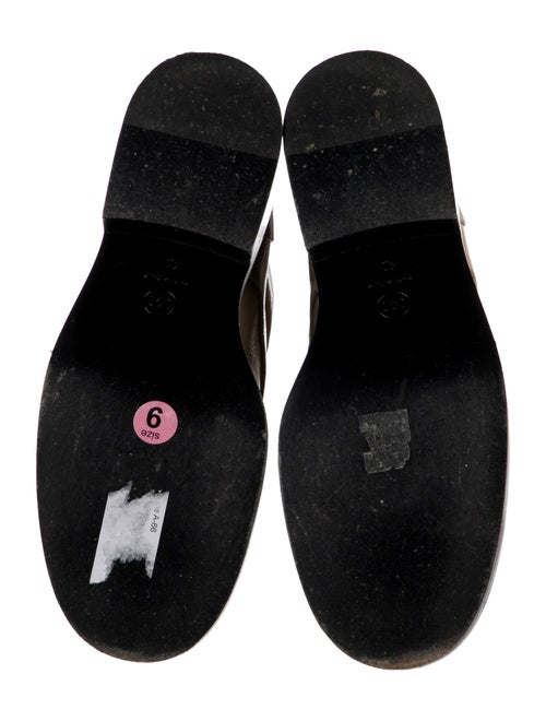 Chanel 2022 Interlocking CC Logo Combat Boots