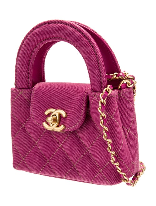 Chanel 2024 Denim Nano Shopping