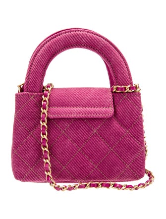 Chanel 2024 Denim Nano Shopping