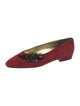 Chanel Vintage Camellia Accent Flats