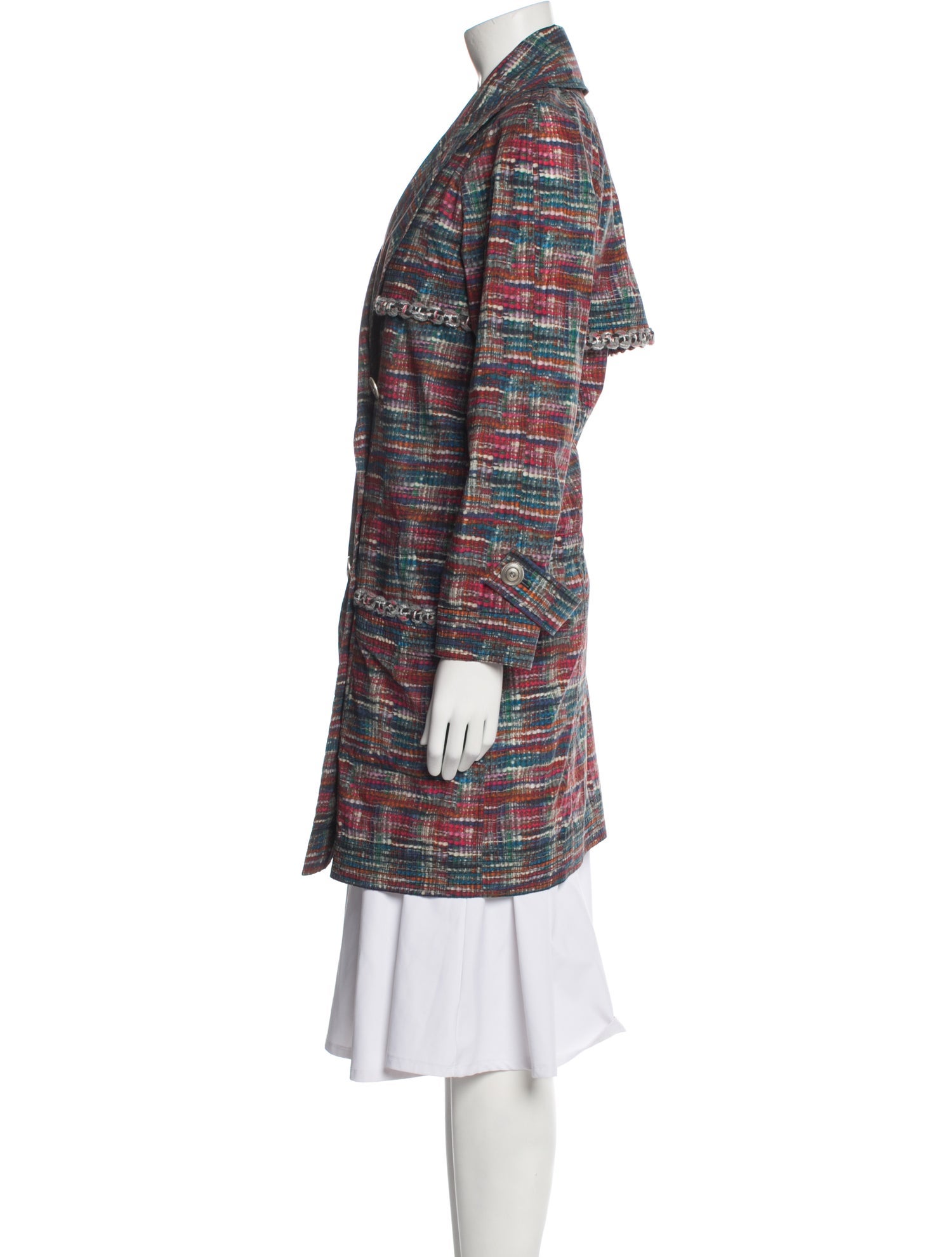 Chanel 2014 Tweed Pattern Peacoat