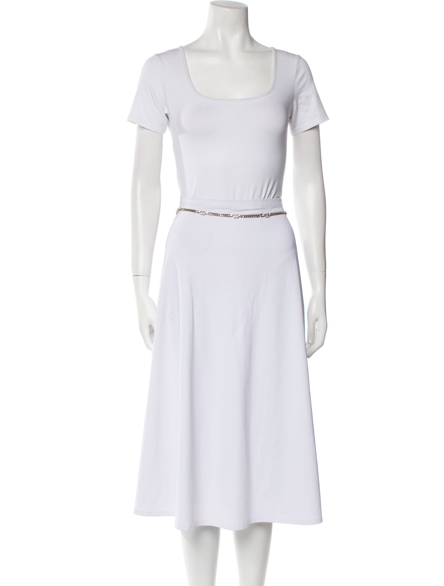 Chanel 2022 Interlocking CC Logo Chain-Link Belt