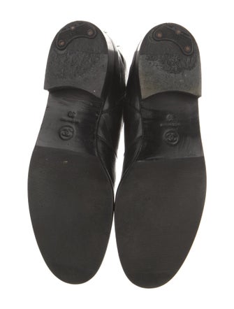 Chanel Interlocking CC Logo Leather Boots