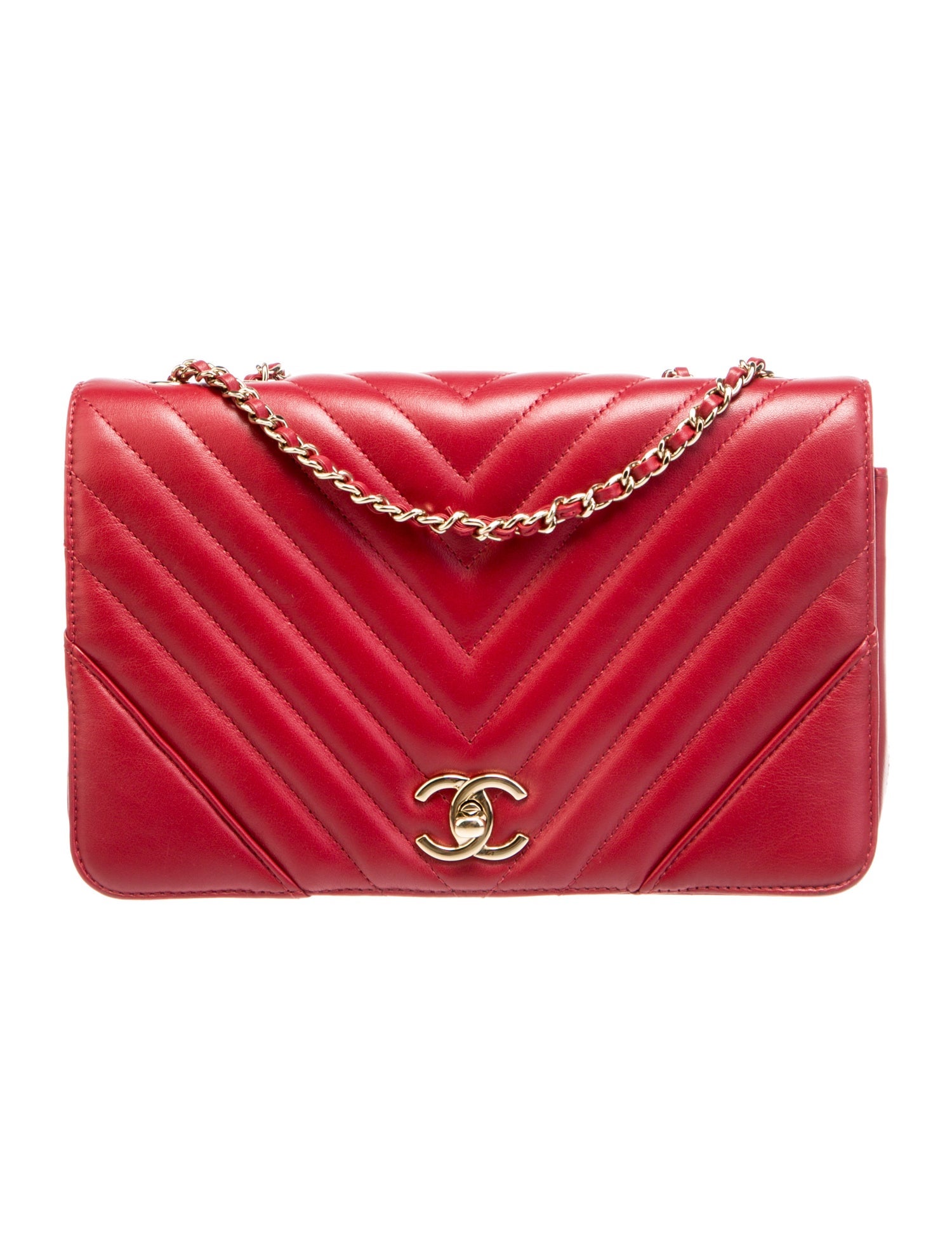 Chanel Chevron Statement Flap Bag