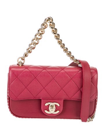 Chanel Crossbody Bags Mini Studded Flap Bag