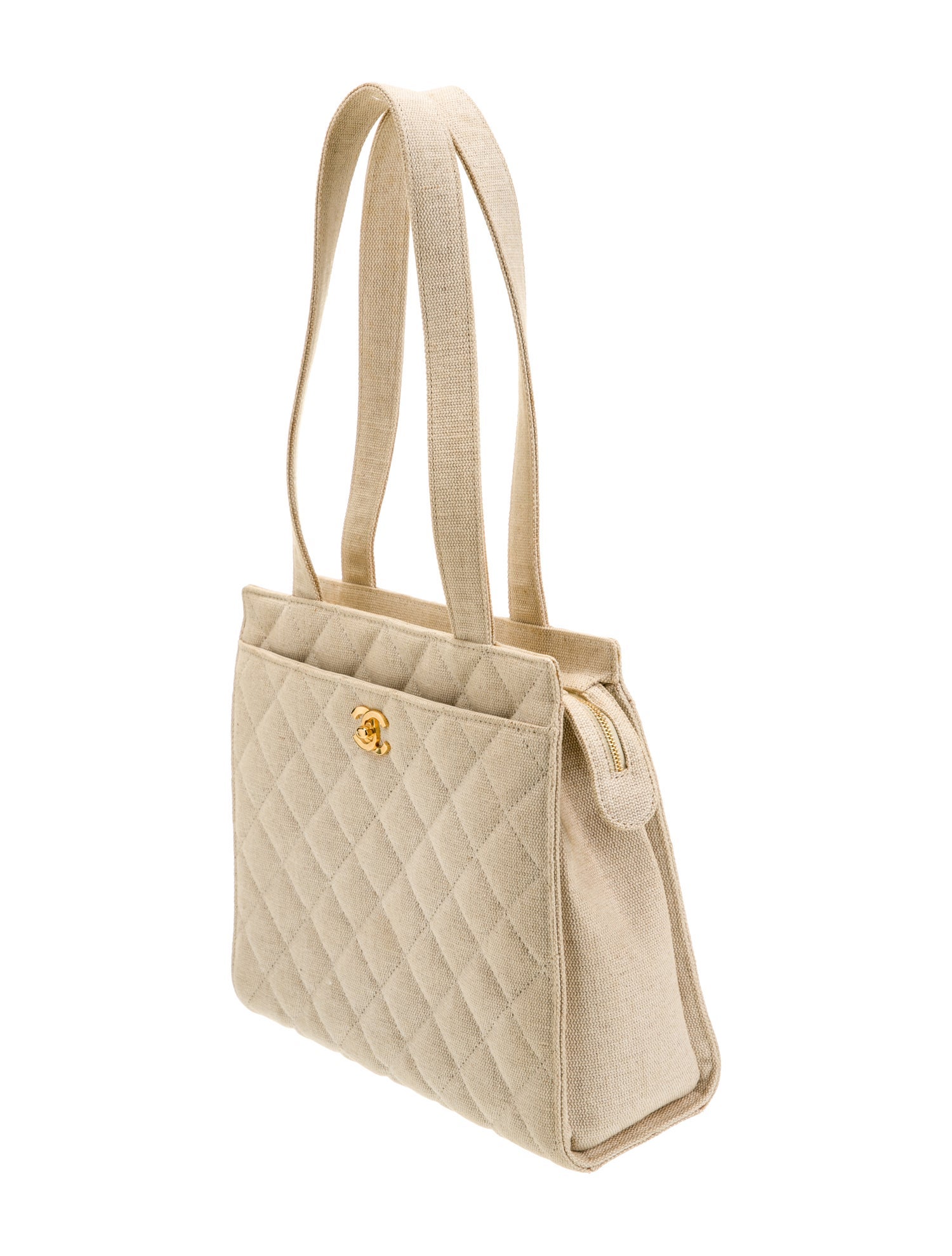 Chanel Canvas CC Tote Bag