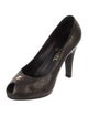 Chanel Interlocking CC Logo Pumps