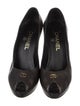 Chanel Interlocking CC Logo Pumps