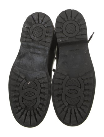 Chanel 2020 Interlocking CC Logo Combat Boots
