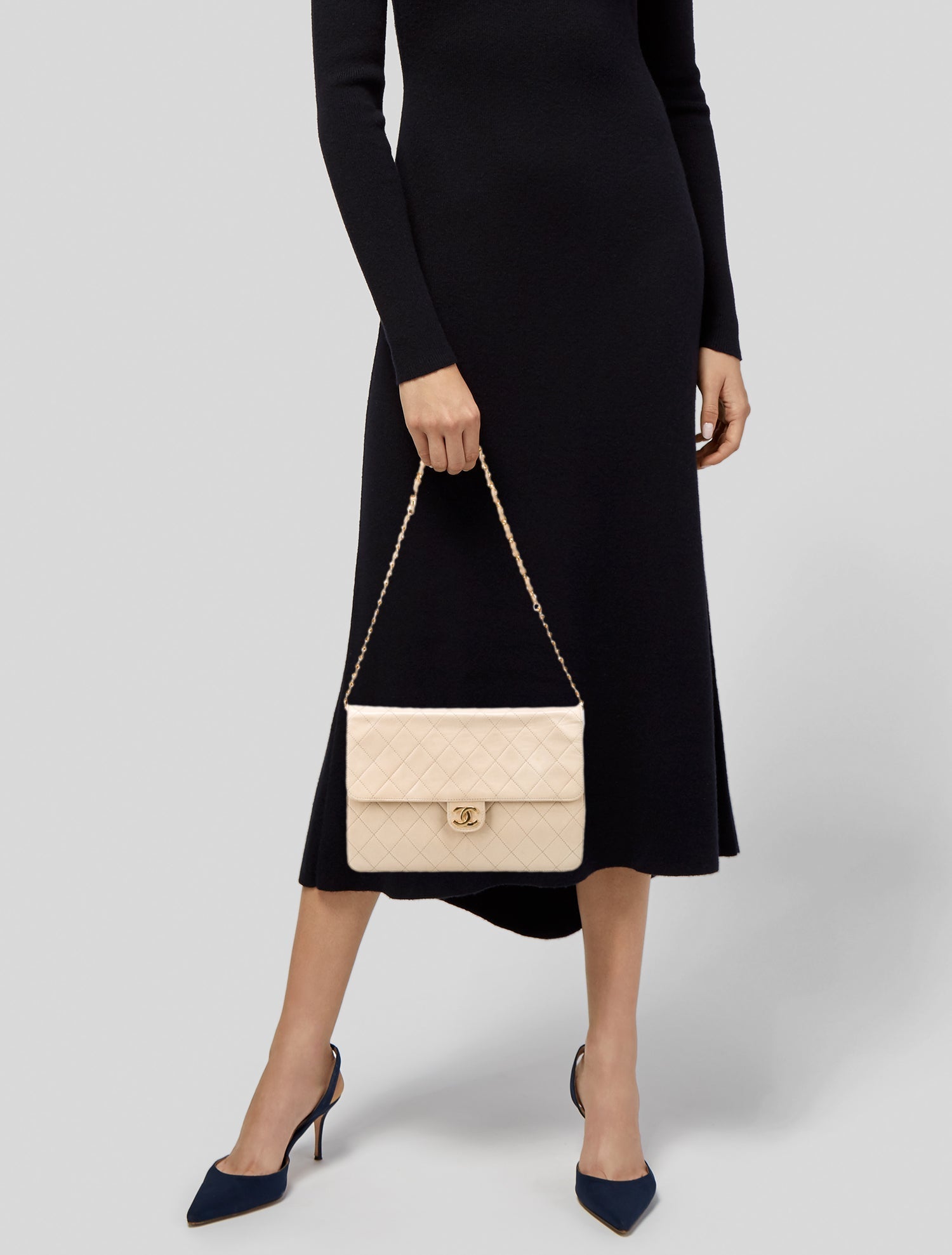 Chanel Quilted CC Flap Bag