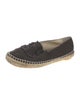 Chanel Interlocking CC Logo Canvas Espadrilles