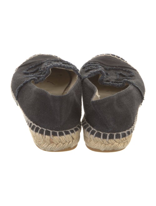 Chanel Interlocking CC Logo Canvas Espadrilles