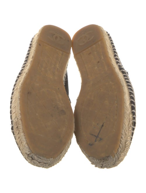 Chanel Interlocking CC Logo Canvas Espadrilles