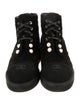 Chanel 2018 Interlocking CC Logo Lace-Up Boots