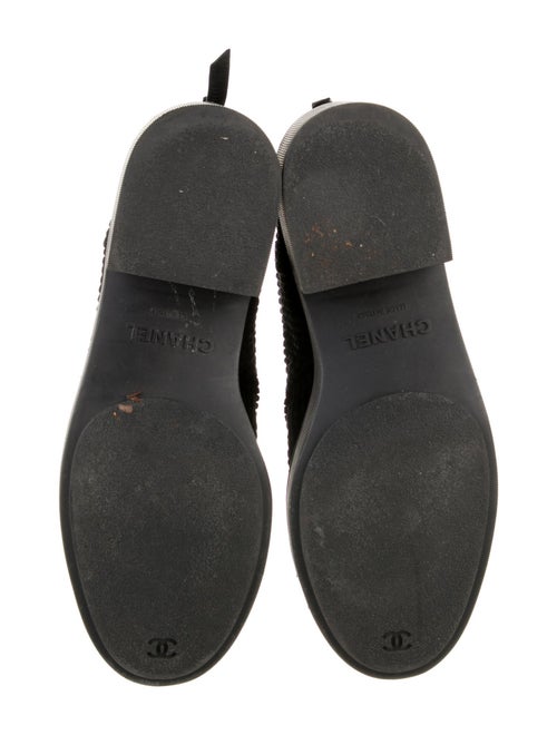 Chanel 2018 Interlocking CC Logo Lace-Up Boots