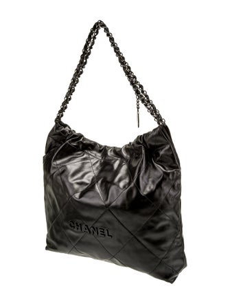 Chanel So Black 22 Hobo