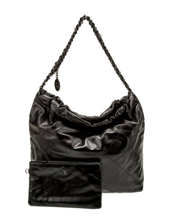 Chanel So Black 22 Hobo