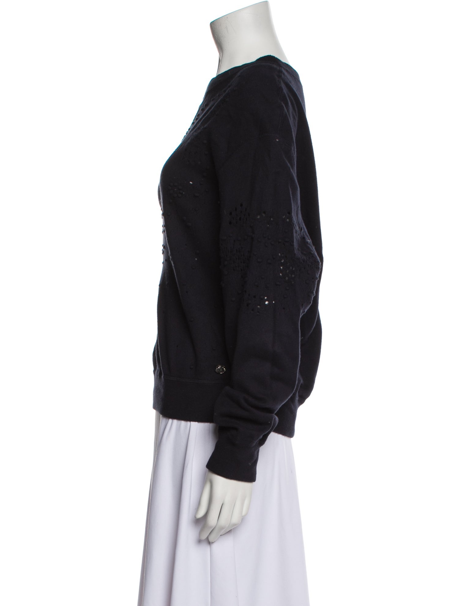 Chanel 2017 Bateau Neckline Sweatshirt