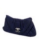 Chanel Satin Half Moon Clutch