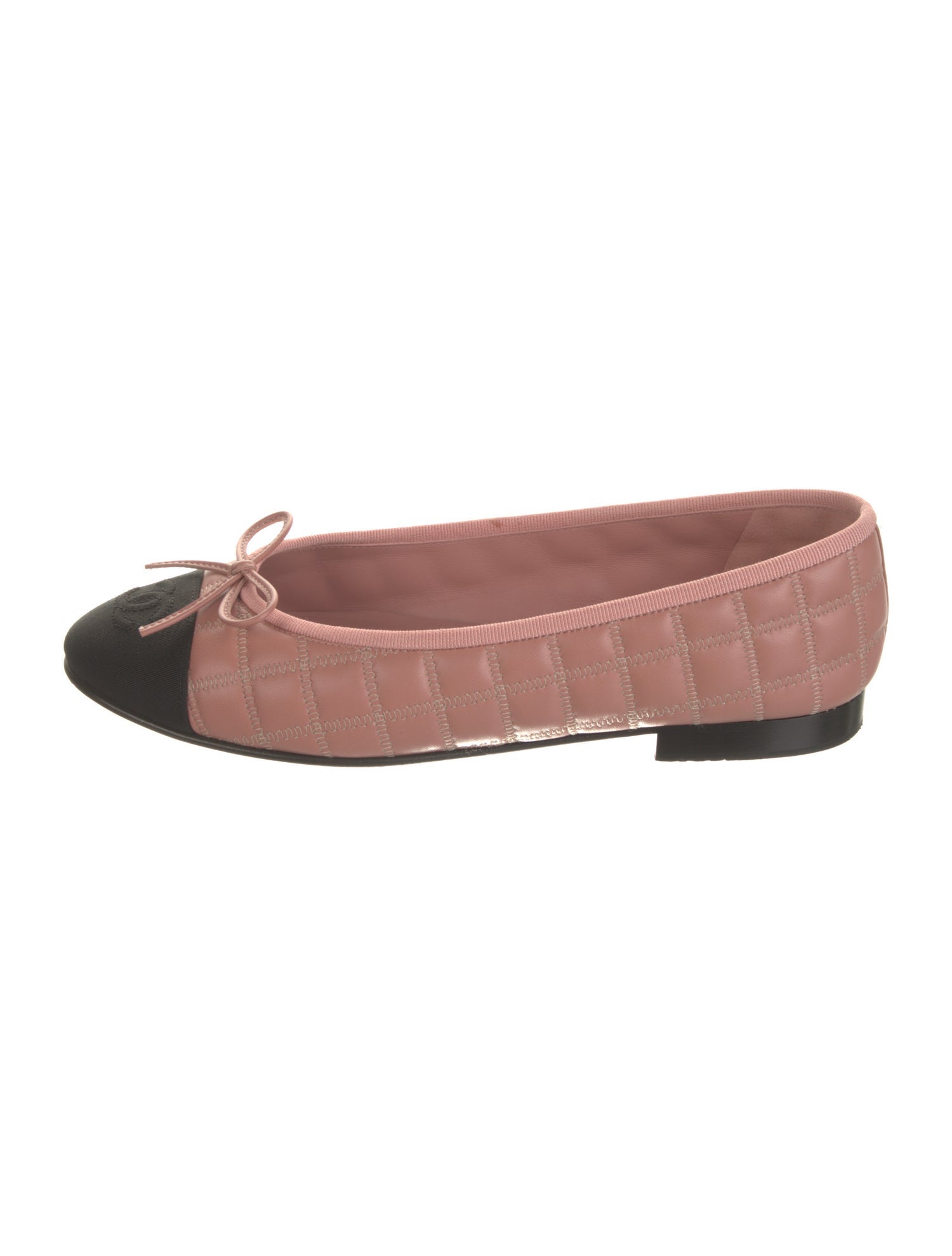 Chanel 2024 Interlocking CC Logo Ballet Flats