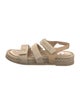 Chanel Interlocking CC Logo Canvas Espadrilles