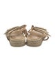 Chanel Interlocking CC Logo Canvas Espadrilles