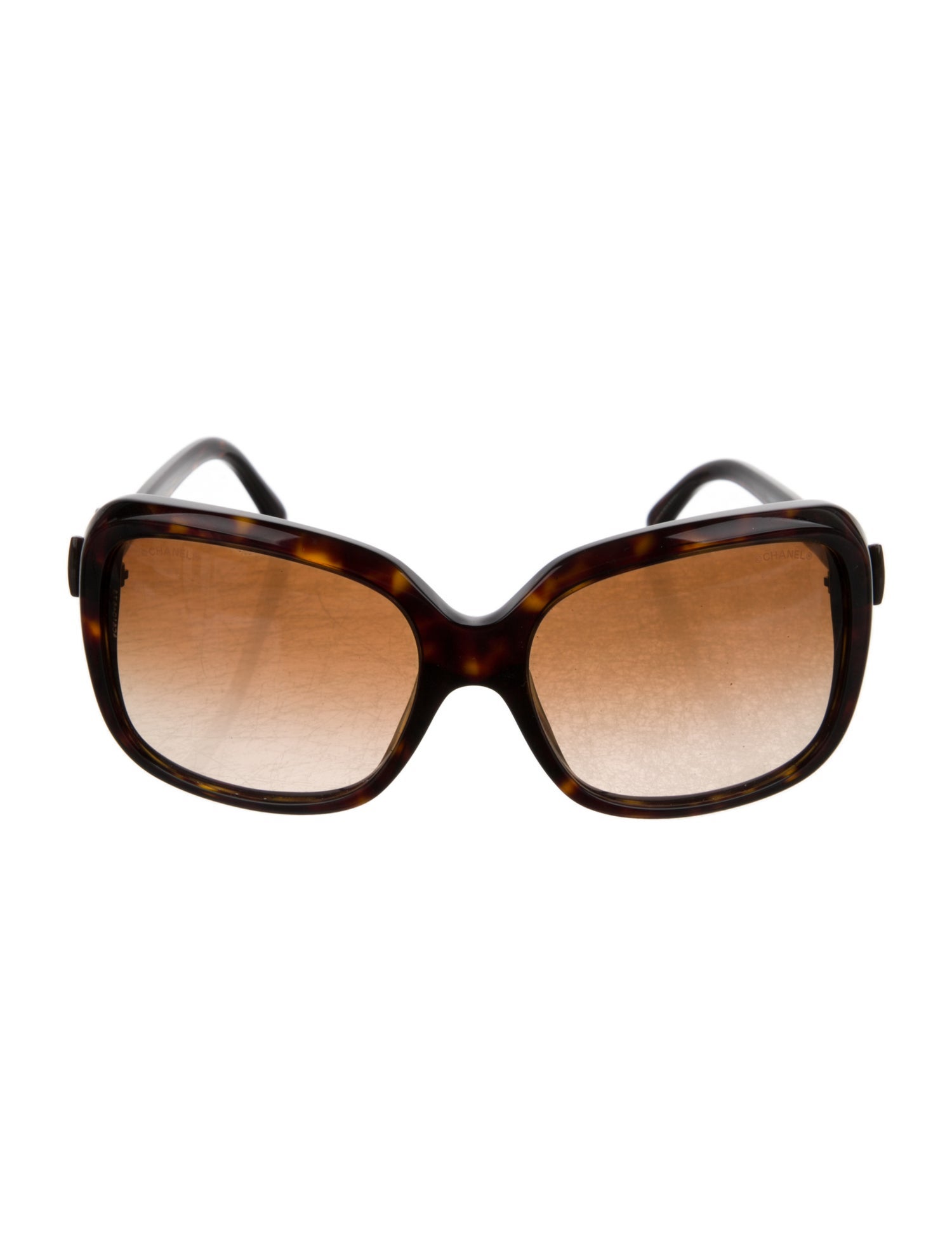 Chanel Interlocking CC Logo Square Sunglasses