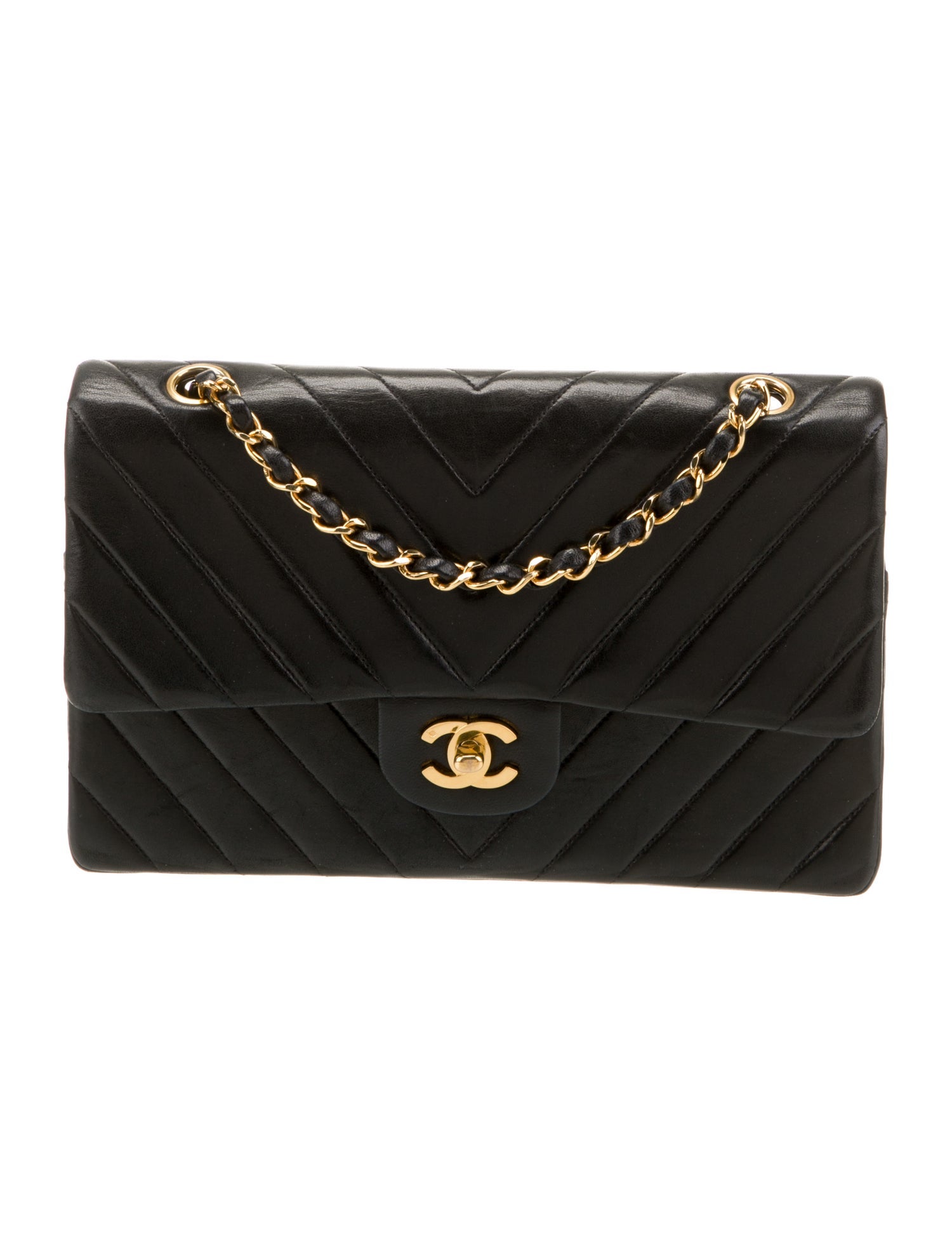 Chanel Classic Medium Chevron Double Flap Bag