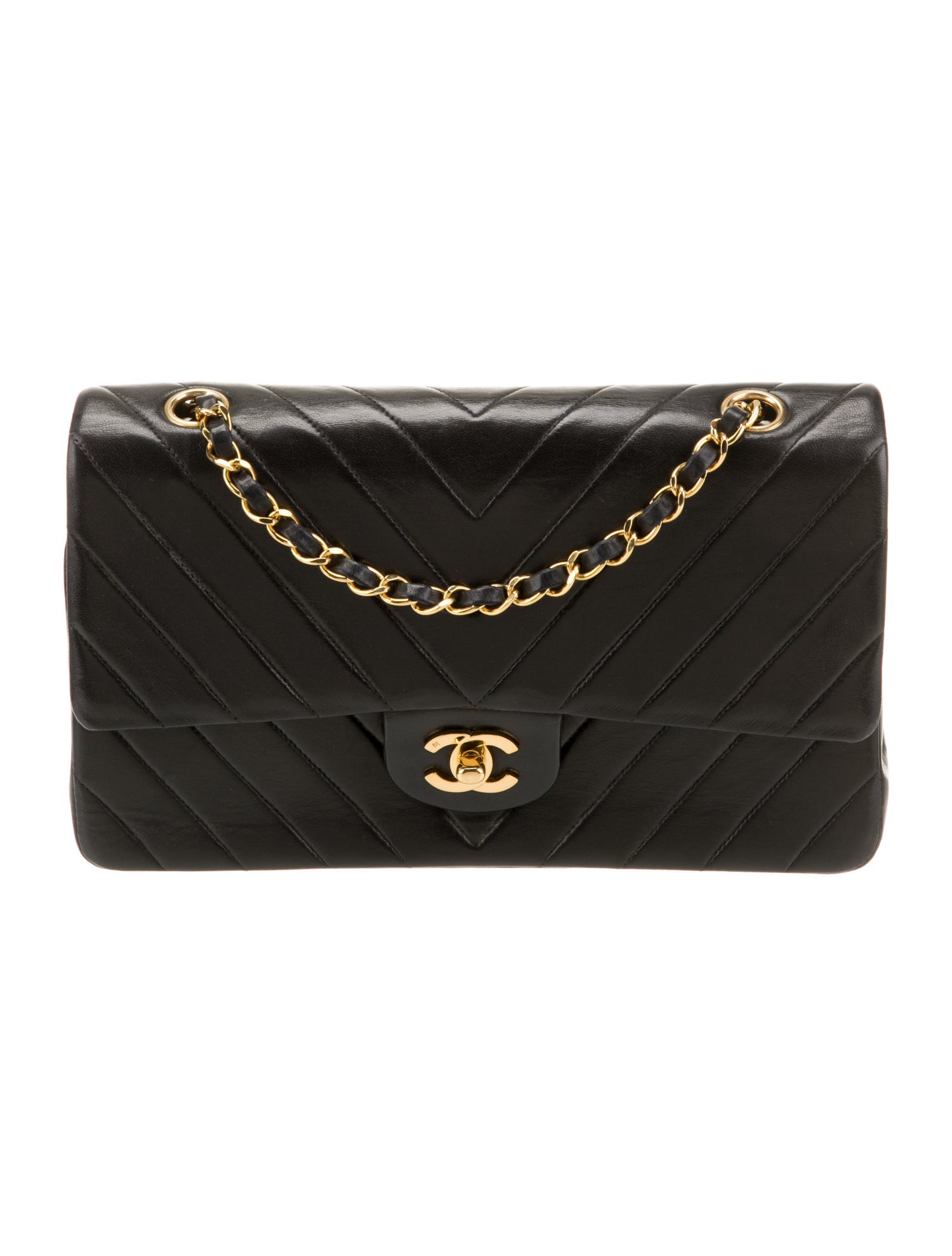 Chanel Classic Medium Chevron Double Flap Bag