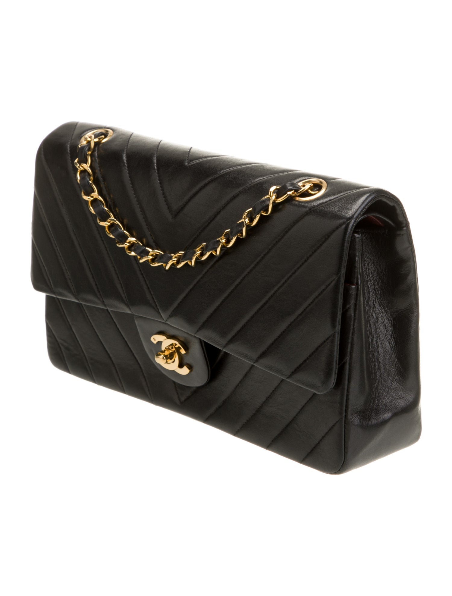 Chanel Classic Medium Chevron Double Flap Bag