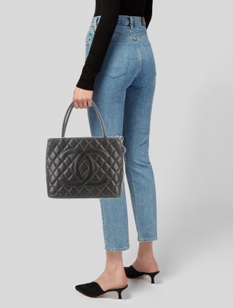 Chanel Caviar Medallion Tote