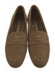 Chanel Interlocking CC Logo Canvas Loafers