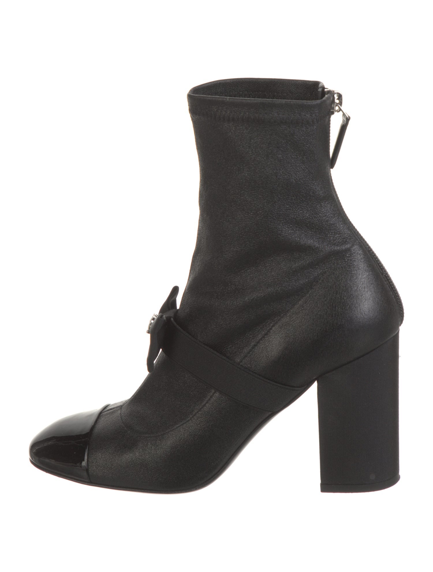 Chanel 2023 Leather Sock Boots