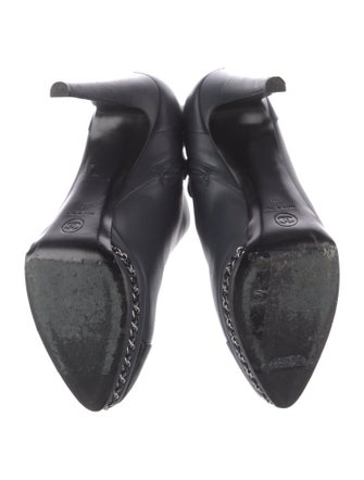 Chanel 2015 Interlocking CC Logo Boots