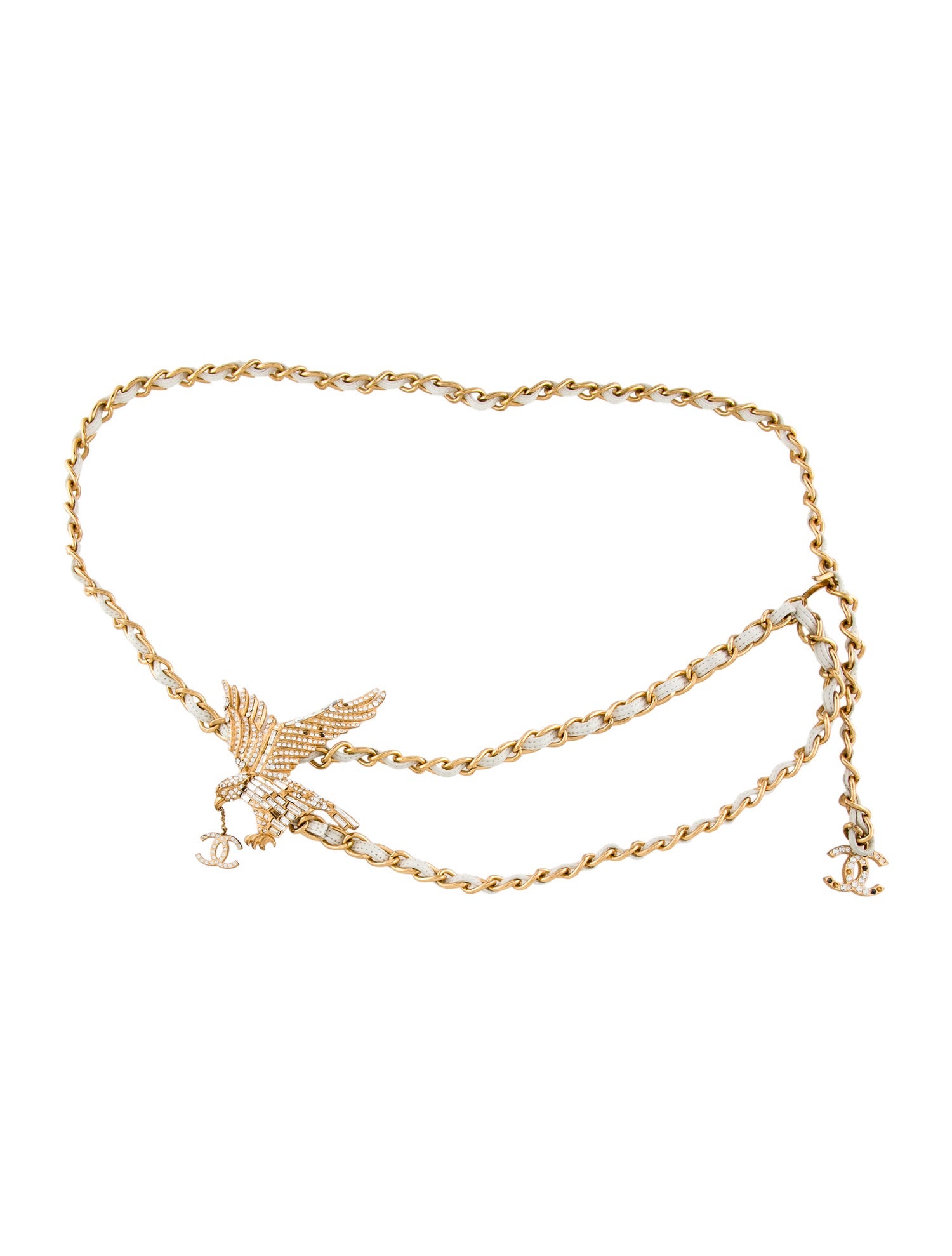 Chanel 2001 Interlocking CC Logo Chain-Link Belt