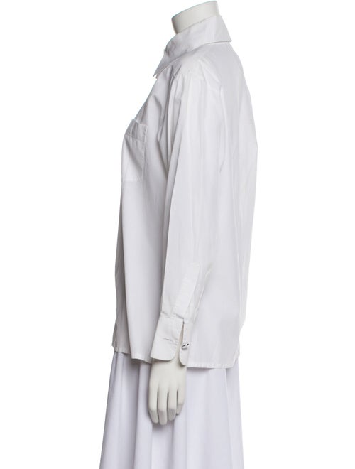 Chanel 2016 Long Sleeve Button-Up Top