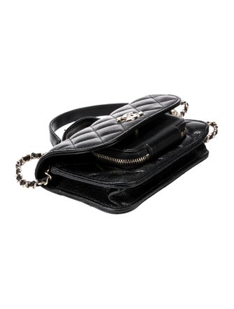 Chanel 2022 Business Affinity Clutch w/ Chain