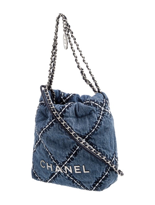 Chanel Mini Denim 22 Hobo
