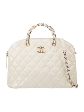 Chanel 2023 Patent Coco Shopping Bag