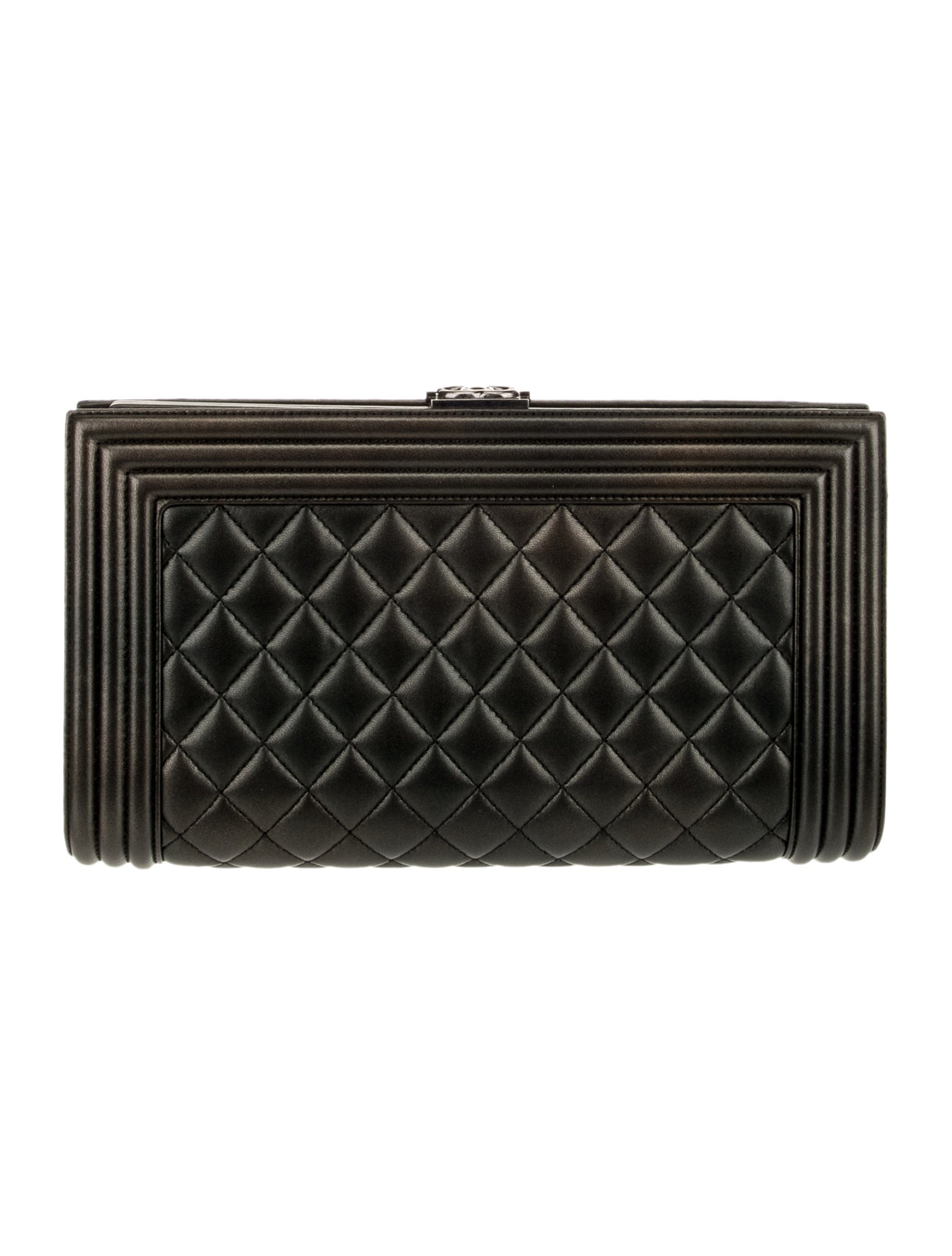 Chanel Quilted Boy Frame Clutch