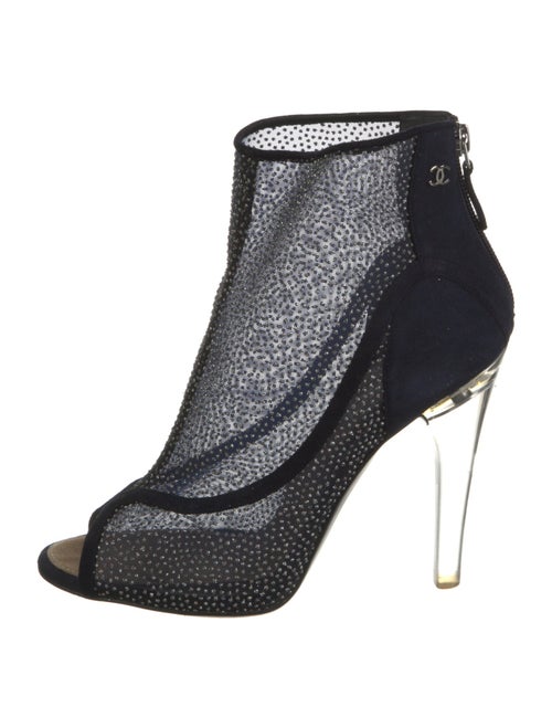 Chanel 2011 Interlocking CC Logo Boots