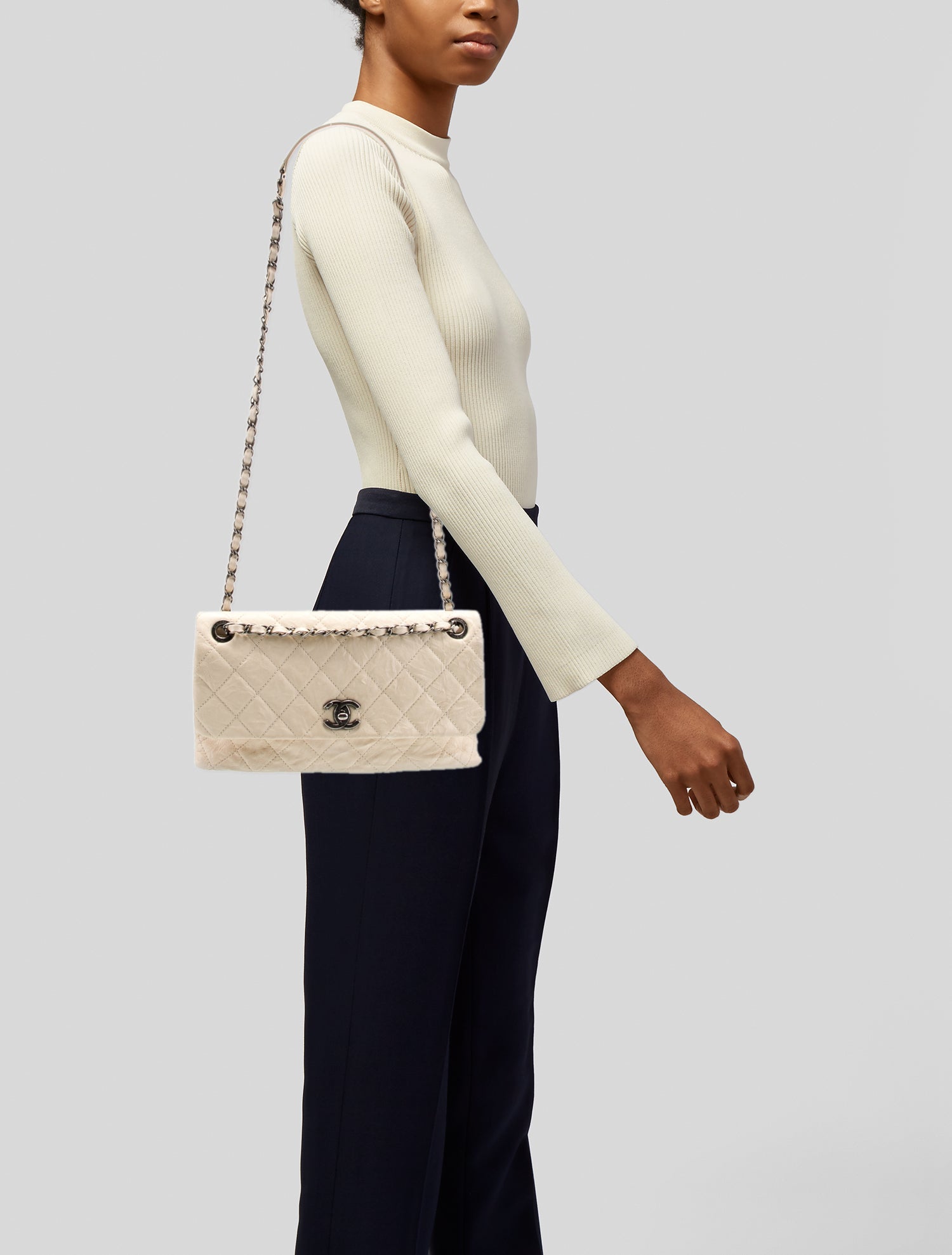 Chanel Medium Lady Pearly Flap Bag